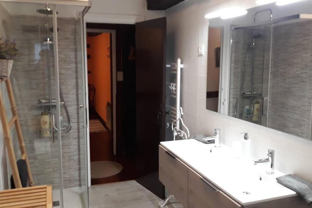Caserio Vasco Con Piscina Y Barbacoa Orozko Extérieur photo