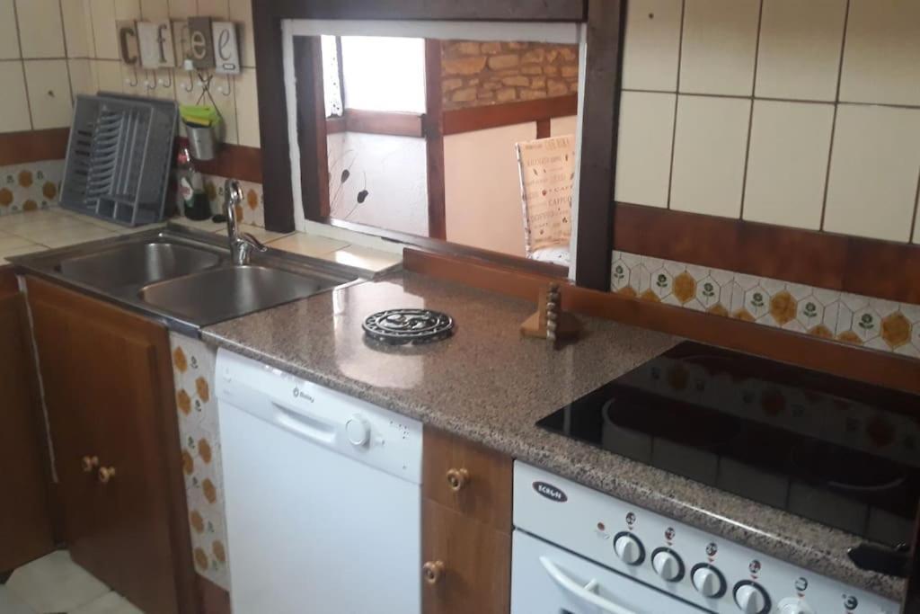 Caserio Vasco Con Piscina Y Barbacoa Orozko Extérieur photo