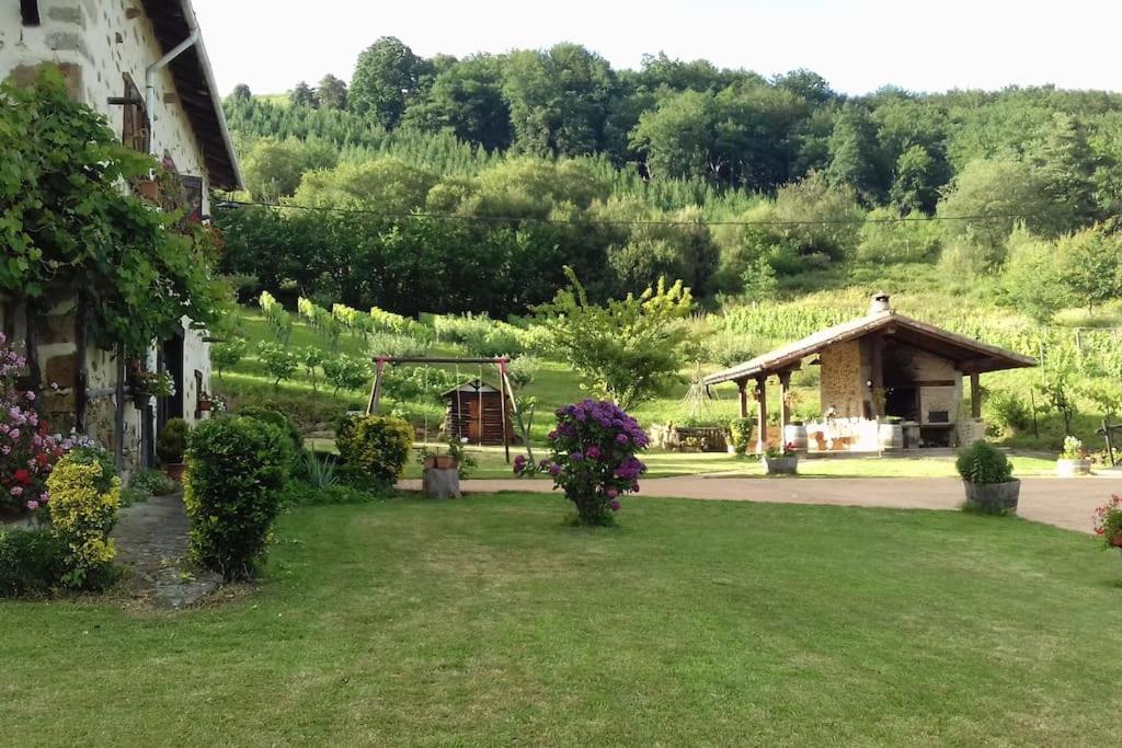 Caserio Vasco Con Piscina Y Barbacoa Orozko Extérieur photo