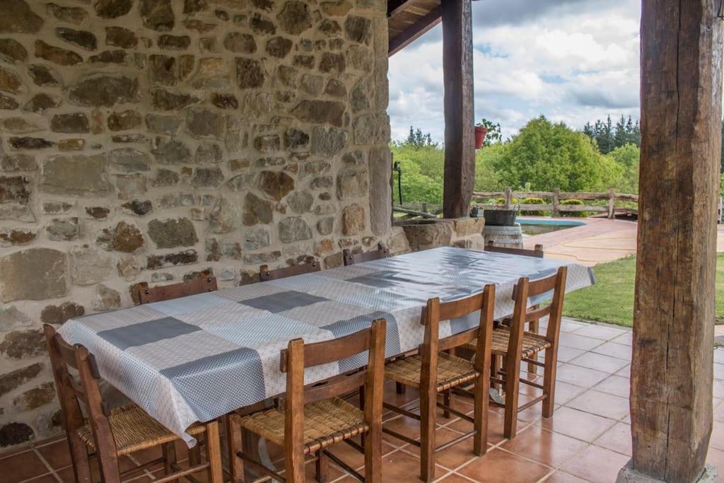 Caserio Vasco Con Piscina Y Barbacoa Orozko Extérieur photo