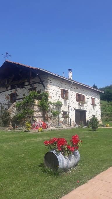 Caserio Vasco Con Piscina Y Barbacoa Orozko Extérieur photo
